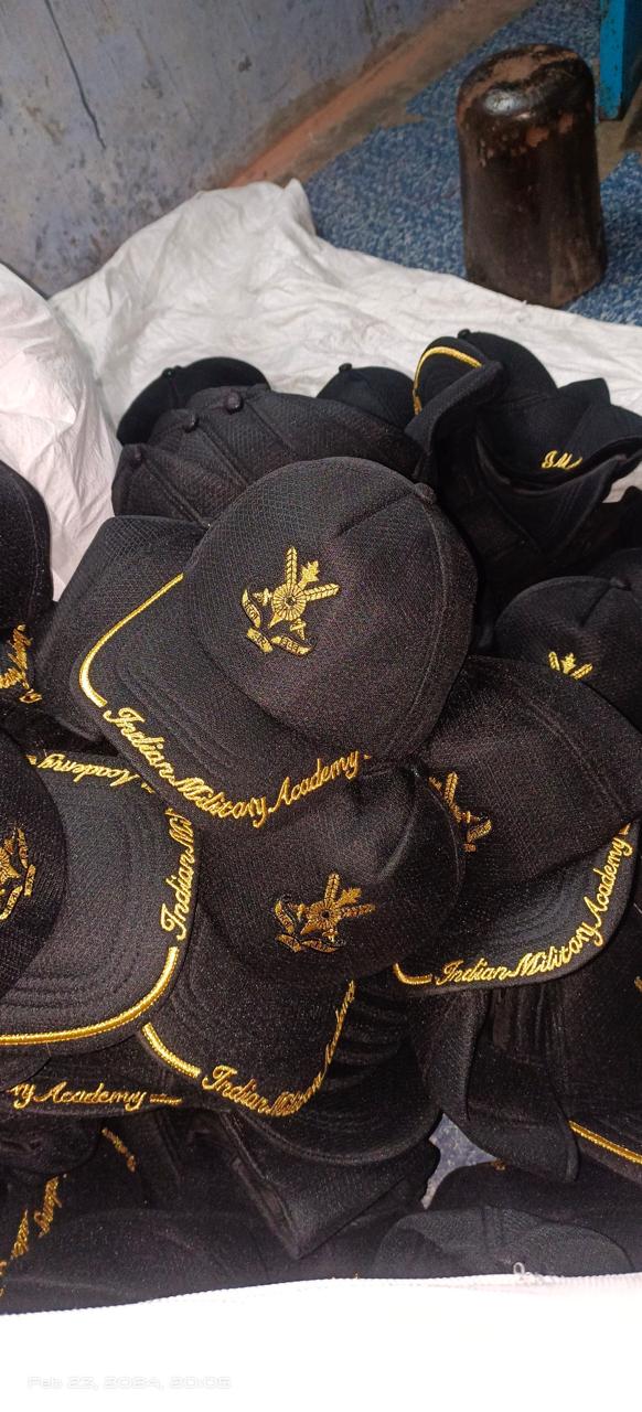 Indian Military Academy — custom caps manufactured by Ambila Marketing, Delhi